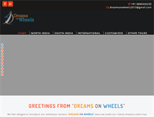 Tablet Screenshot of dreamsonwheels.net